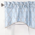 thumbnail image 2 of Hudson Embroidered Lined Curtain Valance with Cording, 2 of 2