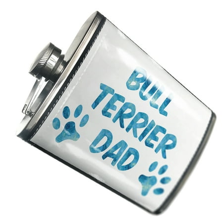

NEONBLOND Flask Dog & Cat Dad Bull Terrier