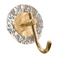 thumbnail image 2 of Ganchos para toallas Gloria Ganchos de acrílico decorativos alta resistencia Gancho de pared Dorado, 2 of 9