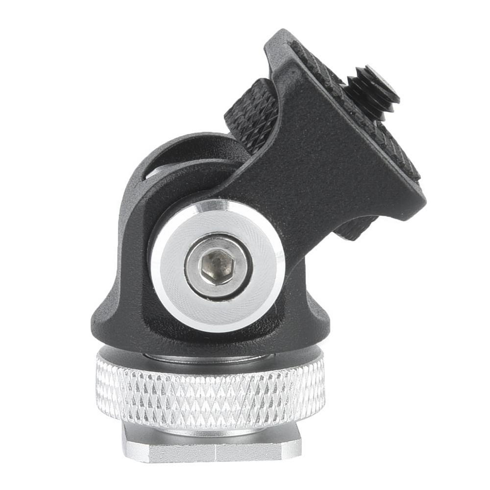 LYUMO Mini Hot Shoe Mount Monitor Microphone Flash Holder 1/4 Inch