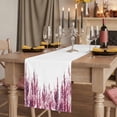 thumbnail image 2 of Table Runners 72 Inches Long Dress Scarves, Pink Farmhouse Kitchen/Dining Table Runner, Coffee Tablerunners, Summer Botanical Leaves Watercolor 14x72 Inch, 2 of 9