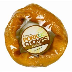 Scott Pet Products 1 Count Pork Chomps Roasted Skin Bagel Treat,