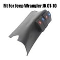 thumbnail image 4 of Left Side A-Pillar Four Rocker Switch Pod Panel Fit For Jeep Wrangler JK 07-10, 4 of 10