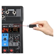 4 Channel Sound Mixer Bluetooth-Function 24 DSP Effects USB Computer Record Play Live Broadcast Mixing Console