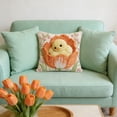 thumbnail image 3 of SIYTUAU Animal Patterns Flock Pillow Cover Realistic And Cute Imitation Embroidery Design For Sofa Cushion Holiday Decorative Throw 15.75 Inches Square, 3 of 7