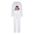 thumbnail image 3 of IROINNID Tracksuit For Women 2 Pieces Set Discount Casual Printing Hoodie Long Sleeve Tops And Long Pants Two Set Suit Jogging Suit,White, 3 of 5