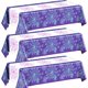 thumbnail image 1 of wonima02 3 Pack 4 Pack Christmas Disposable Tablecloth Red Green Polka Dot Table Cover Rectangle Plastic Table Cloth for Xmas Party Decoration, 108 x 54 Inch (Purple,Spider), 1 of 1