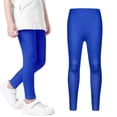 thumbnail image 3 of SYNPOS Girls Athletic Leggings Footless Kids Dance Workout Running Yoga Skinny Pants 3-9 Years, 3 of 6