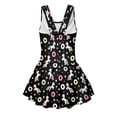 thumbnail image 5 of Tutolipy Bathing Suit, Unicorns and Donuts Fantasy Girls One Piece Swimsuit, Swim Dress Cross Shoulder Strap Design Beach Swimwear for Pool Party Size 6-7 Years, 5 of 8
