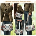 thumbnail image 5 of Ryvnso Plaid Geometry Checkered Pattern Womens Chain Shoulder Bag Tote Handbags Clutch Hobo Purse with Zipper for Travel, 5 of 7