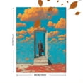 thumbnail image 3 of Rene Magritte The Art of Living Canvas Print, Surrealism Famous Artwork, Modern Living Room Wall Decor, 3 of 8