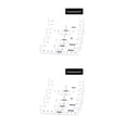 thumbnail image 3 of Monstrate Regla de alineación de camisetas de 4 Uds., regla de guía de camisetas de PVC, herramientas de costura de bordado para guiar, regla de Transparente 2piezas Monstrate CBP156359, 3 of 6