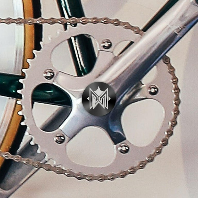 Bike Crank Dust Cover Crank Arm Dust Caps Aluminum Alloy Sturdy