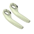 thumbnail image 4 of Mountain Bike Handlebar Ends Bar Ends Wear Resistant 1 Pair High Strength PP Hand Grip for Road Bike BMX Repair Accessories Milk Tea Gray, 4 of 8