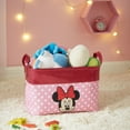 thumbnail image 2 of Minnie Mouse Rectangular Kids Storage Bin for Kids Room, Pink Polyester, 2 of 5