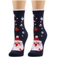 thumbnail image 2 of EQWLJWE Women Cute Christmas Vintage Printing Thicker Socks Long Sock Comfortable Socks Women's Socks Holiday Clearance, 2 of 4