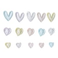 thumbnail image 2 of Decoración de uas con purpurina, tridimensional, exquisita, portátil, compacta, de moda, decoración de uas en forma de corazón para el hogar ANGGREK AF2037, 2 of 8
