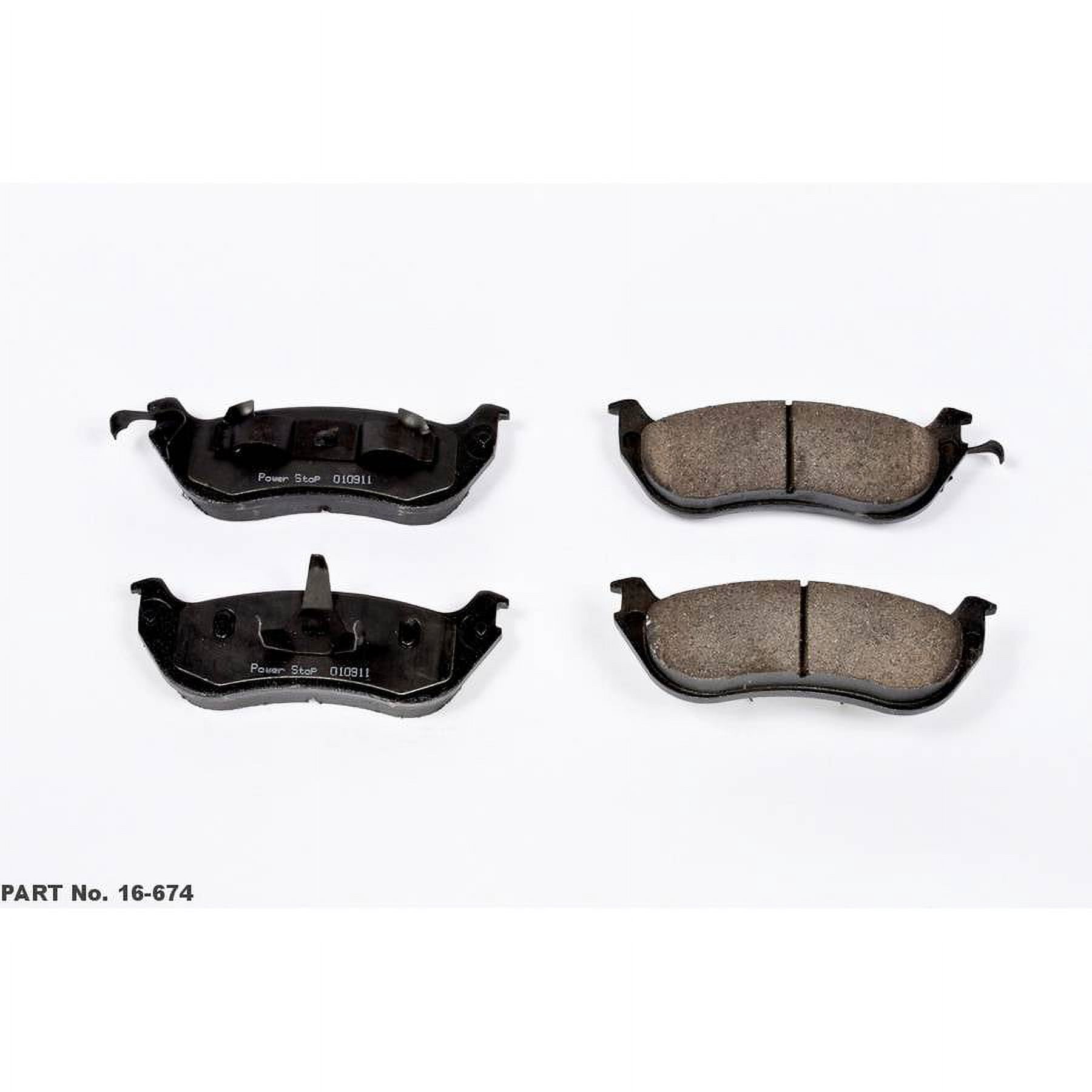 Power Stop Rear Z16 Evolution Ceramic Brake Pads 16-674 Fits 2000 Mercury Grand Marquis