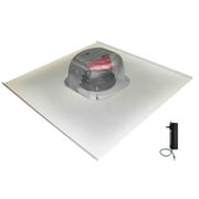 Two Source, Amplified, 6.5", Drop Ceiling Speakers with Bluetooth on a 2X2 Tile - One Speaker Package