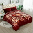 thumbnail image 4 of JML 2 Ply Fleece Plush Bed Blanket,Heavy Thick Soft Warm Mink Blanket for Winter King,85"x95",10lb, 4 of 6