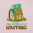 thumbnail image 3 of CafePress - The World Is Waiting T Shirt - Cute Toddler T-Shirt, 100% Cotton, 3 of 4