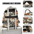 thumbnail image 3 of FORMRS Mini Backpack Purse for Women Travel Daypack Casual Shoulder Bag, Gray Floral Pattern, 3 of 7