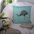 thumbnail image 3 of Carolines Treasures BB8097PW1414 Rhea Blue Check Fabric Decorative Pillow, 14 x 14 in., 3 of 4