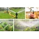 thumbnail image 5 of Aspersor de jardín, sistema de riego por aspersor circular automático para césped, aspersor con base de punta de riego giratoria 360 para césped, jardín y césped ER, 5 of 5