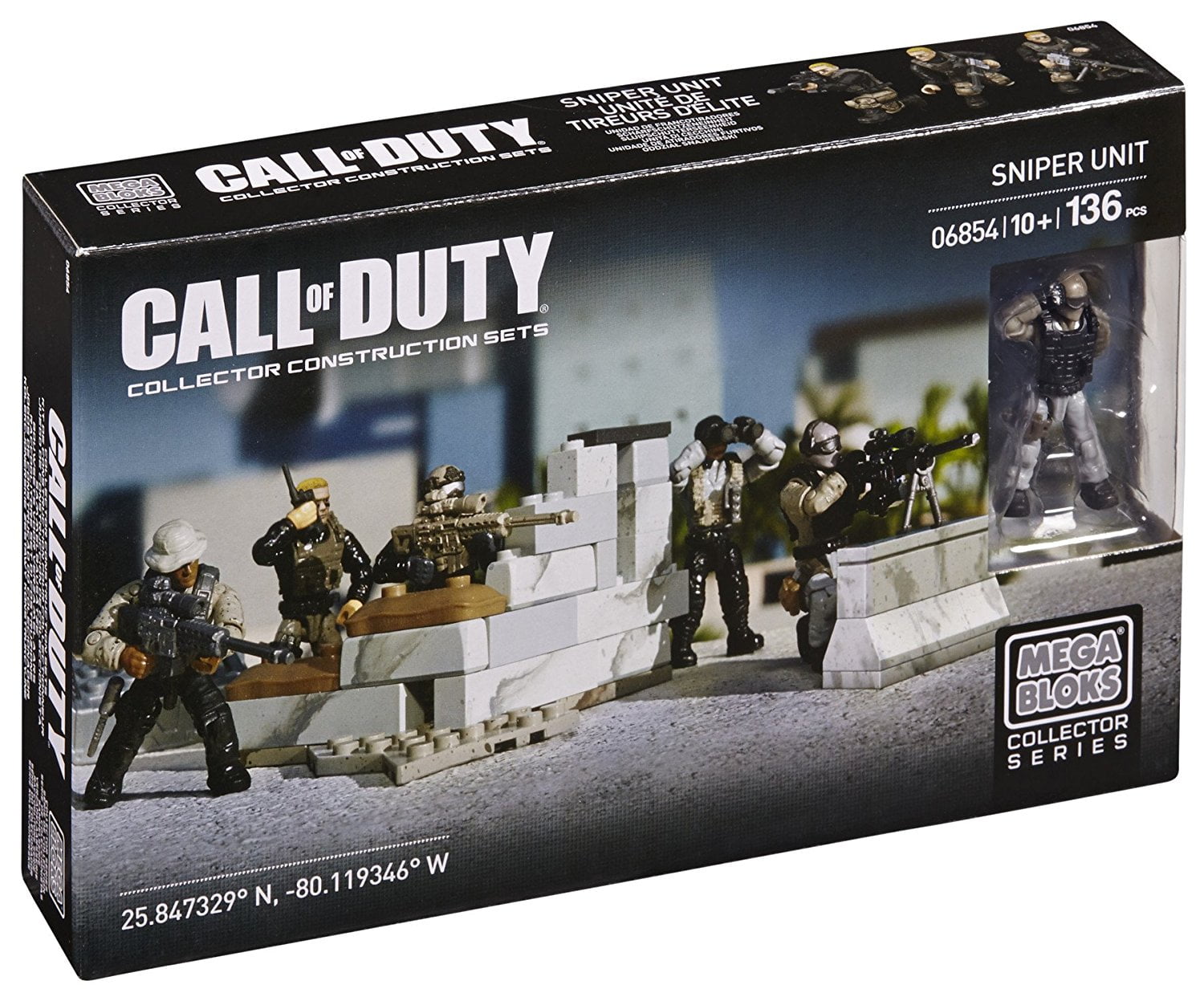 Mega Bloks Construx Call of Duty 10 Sniper Rifle weapons guns lot *New Unused* 