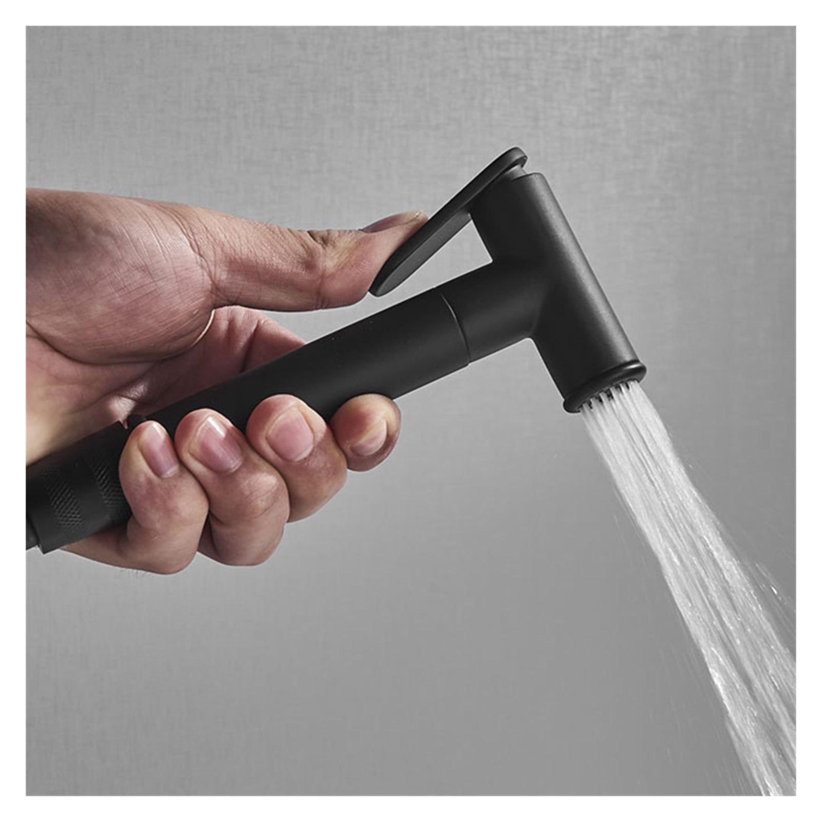 Matte Black Bathroom Bidets Faucet Toilet Cleaner Bidet Sprayer Toilet Faucets Hygienic Bidet Taps Shower Spray Gun
