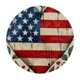 thumbnail image 4 of WYYP Heart Leaves Americo Makk Round Tablecloth 100% Polyester Fiber Table Cloth White, 4 of 8