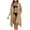 Khaki, variant on Tqyyweavej Women Swimsuit Cover Up Button Down 3/4 Length Sleeve Shirts Free Size Solid Color Loose Swimsuit Coverup for Women