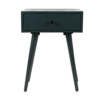 Décor Therapy Decor Therapy Side Table with 1-Drawer, Modern Design, Easy Assemble, Navy - (23.5" x 17.75" x 13.75")
