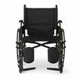 Medline K4 ExtraWide Lightweight Wheelchair, 22" Wide Seat, Removable