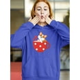 thumbnail image 2 of Corgi Pup In Big Red Mug Hoodie Women -Image by Shutterstock, Female 3X-Large, 2 of 4