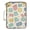 Cartoon Letters, variant on Haosy Accordion File Organizer Zipper Binder 500 Sheet 6-Tab Expanding File Folder Multi-Pocket 1.2 Inch 3 Ring Octagon and Square