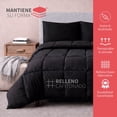 thumbnail image 3 of ALVANA Set de Edredón 3 Piezas Acolchado Extra Grande Hipoalergénico Relleno Suave de Microfibra Down Alternative Ideal para Todo el Año Uso como Edredón o para Funda Duvet, 3 of 6