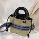 thumbnail image 3 of Bolsa cruzados de moda para mujer, de mano para playa, tipo cubo para viaje (negro) Likrtyny Para Estrenar, 3 of 9