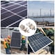 thumbnail image 3 of piezas de terminales de conexión a tierra para paneles solares, abrazaderas para cables, conectores fotovoltaicos, pinzas de conexión a tierra., 3 of 6