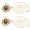 2Pcs Charms Chains 2, variant on Stainless Steel With Natural Stone Gold Sun Symbol Pendants For Delicate Jewelry Making-2Pcs Charms Chains 2