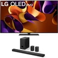 thumbnail image 2 of LG OLED55G4SUB 55 Inch OLED evo G4 Series Smart TV 4K HDR 2024 Bundle with LG Soundbar for TV with Wireless Dolby Atmos and Rear Speakers 7.1.3 Ch, 2 of 9