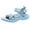 Blue, variant on Girls Summer Sandals with Rhinestone Butterfly Design Soft Sole Comfortable Children Footwear Lightweight Casual Shoes for Kids Play Outdoor Beach