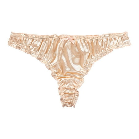 Bigersell Briefs for Women Clearance High Waist Underwear Women Seamless Panty Style P-1178 Polyester Bikini Panties High Waisted Thong Briefs High Waist Women s Bikini Panties Beige XL