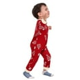 thumbnail image 6 of BULLPIANO Matching Family Pajamas Sets Christmas PJ's with and Printed Long Sleeve Tee and Bottom Loungewear, 6 of 8