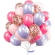 thumbnail image 1 of Pink Balloons, Pink Purple Balloons Pack of Pastel Pink Balloons, Light Purple Balloons, Magenta Balloons, Confetti Balloons, Foil, 1 of 4