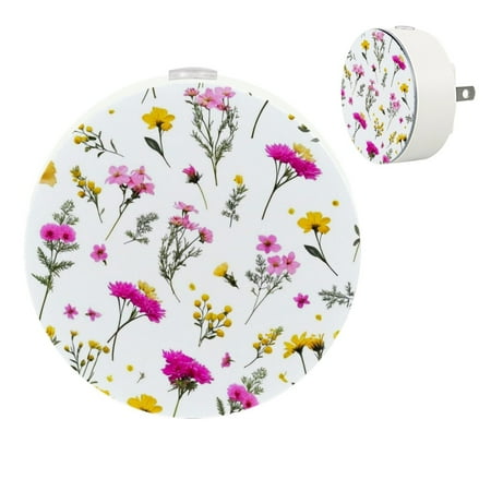 

YZUOUZY Lamp for Bedroom Bedside Lamp Small Bedside Lamps Set of 2 Summer White Blowing Floral Flowers