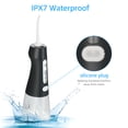 thumbnail image 4 of Irrigador oral inalámbrico con 3 modos de agua Flosser 300ML Tanque de agua para limpieza de di Carevas  Limpiador de dientes, 4 of 7