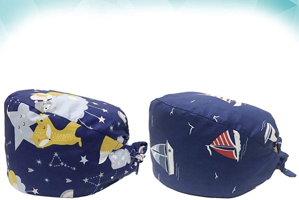 4pcs Surgical Hat Surgical Scrub Cap 