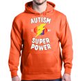 thumbnail image 1 of Shop4Ever Men's Autism Is My Super Power Autism Awareness Hooded Sweatshirt Hoodie, 1 of 5