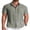 Army Green, variant on COOFANDY Men' Button Down Shirts Short Sleeve Casual Shirt Summer Beach Textured Shirts